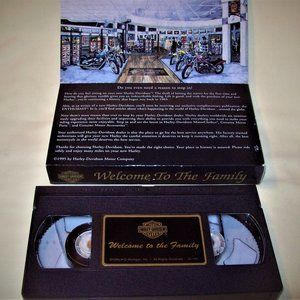 ***Harley Davidson ~ WELCOME to the FAMILY ~ VHS*